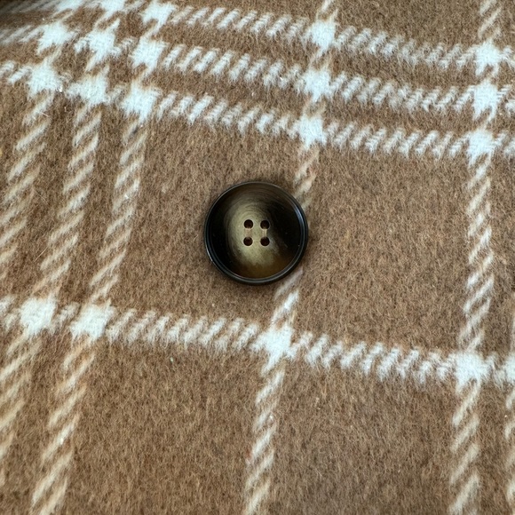 Plaid Mid Length Coat - Picture 6 of 6